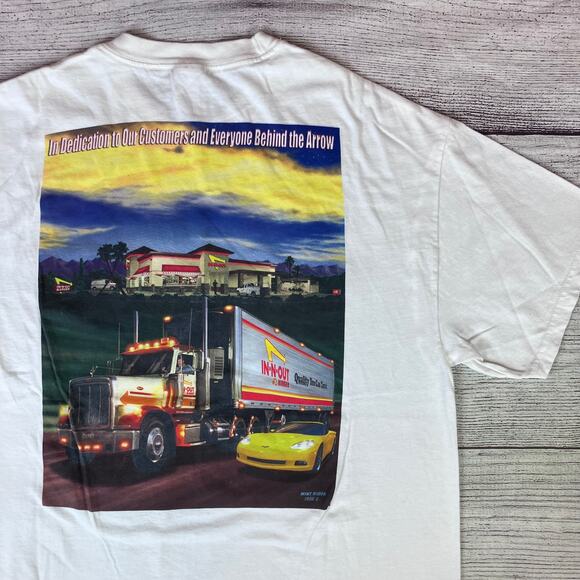 2006 In n Out California Restaurant Promo T-shirt - Picture 1 of 7